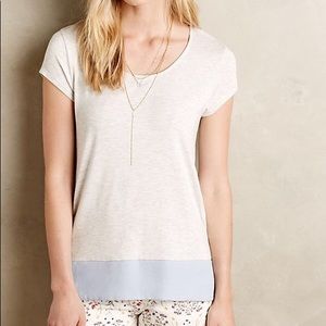 Anthropologie Dolan Color Block Top
